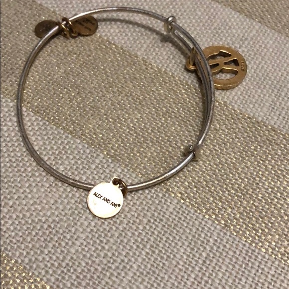 Alex and Ani K Bangle - Picture 2 of 3